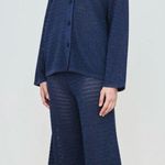 The Tiny Big Sister NWT | Lace Lurex Blue Top & Pant Set | EU 36 Photo 11