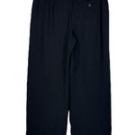 Spanx Medium Wide Leg Ponte Pants Pull-On Stretch Hi-Rise Elastic Waist Black Photo 2