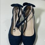 Chic Navy Women's Heels with Bow Detail Blue Size 8 Photo 7