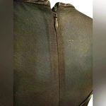 Teri Jon Rickie Freeman Green & Black Stretch Ruched Cocktail Dress NWT 6 Photo 4