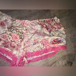 Victoria's Secret Victoria’s Secret SILK Rare Floral / Lotus Silk Shorts L Photo 4