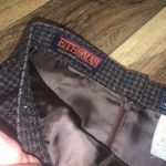 Burberry Vintage  plaid brown skirt size 2 $240 made in Italy fall casual tweed Photo 2