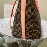Elegant Brown and Pink Tote Bag Photo 10