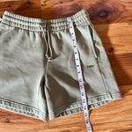 Aritzia TNA Cozy Fleece Boyfriend Sweatshorts New XS Sage Green Photo 7