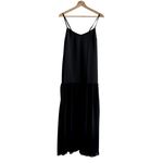 Show Me Your Mumu  Dalia Maxi Dress in Black Luxe Satin L Photo 2