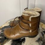 UGG  Caspia 1932 Lace Up Shearling Lined Leather Boot Photo 0