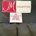 JM Collection  Skirt Suit And Blazer Jacket Set Olive Green Womens Size 16 Photo 3