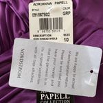 Adrianna Papell Collection Purple Long Formal Maxi Dress 10P 10 Petite New NWT Photo 9