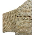 Free People  Coconut V-Neck‎ Open Knit Beachy Boho Sweater S Photo 9