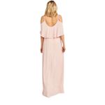 Show Me Your Mumu  Size Small Caitlin Ruffle Maxi Bridesmaid Dress Blush NWT Photo 3