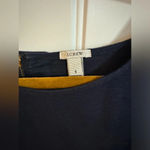 J.Crew  Navy Peplum Tank Top Photo 2