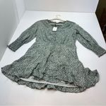 Veronica Beard Veronica‎ Beard Desio V-Neck Mini Dress Forest Green Multi Womens Size 10 NEW Photo 2