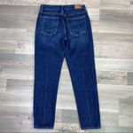 American Eagle  Outfitters Vintage Hi-Rise Crop Button Fly Jeans Dark Blue 2 Photo 4