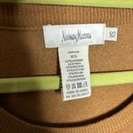 Neiman Marcus  Camel Long Sleeve Leather Mini Dress Sz XS NWT Photo 3