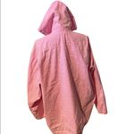 Fresh Produce  Pink & White Micro Stripe Hooded Size XL Jacket With Pockets. Photo 2