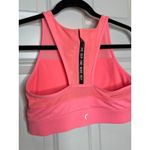 Zyia  Active Size Medium All Star One More Rep Zip‎ Back Sports Bra Pink Mesh Photo 3