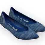 Rothy's VHTF: Rothy’s ➤ The Point Ballet Flat ➤ Indigo Heather Blue ➤ 8M ➤ Retired Color Photo 8