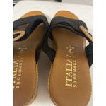 Italian Shoemakers  Wedge Sandals Blue Strap Size 7 M Made in Italy Photo 10