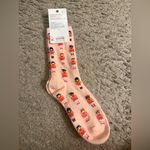 American Eagle Aerie  AE Red Pink Christmas Graphic Women’s Crew Socks Set Photo 10
