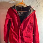 Burton Red Ski Jacket with Hood and Relaxed Fit Photo 0