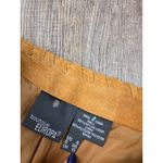 Boutique Europa 100% Genuine Leather Tan Pants Lace Front Women's Size 6 Brown Photo 3