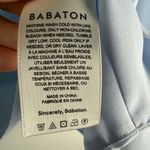 Babaton Aritzia Murphy Cropped Long Sleeve V Neck Blouse Light Blue Sz M Photo 4