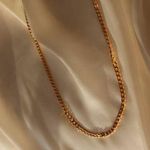 Boutique 18 Inch Gold Cuban Chain Necklace Photo 0