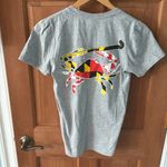 Gildan Maryland Field Hockey  Size Small Crab Short Sleeve Tee Shirt UMD Photo 3