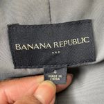 Banana Republic Dark Grey Plaid Lightweight Peplum Back Career Occasion Size 4 Photo 4