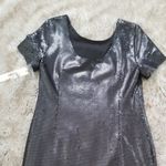 DKNYC Sequin Little Black Dress Size 8 Photo 3
