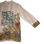 Citron Santa Monica Jacket Womens M Used Silk Linen Size M Photo 13