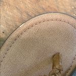 Minnetonka Women's Tan and White Beaded Sandals Photo 4