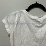 SO  Kohl's White V Neck Cotton Short Sleeve T Shirt S Photo 3