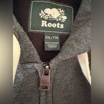 Roots  Gray Zip Down Hoodie Sweatshirt Jacket Photo 4