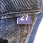 Carmar Button Fly Cut Off Jean Denim Shorts Black Size 27 Photo 5