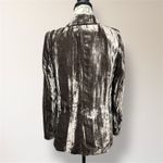 H&M  4 Brown Velvet Blazer Jacket Single Breasted Pockets Old Money Party Dressy Photo 3