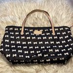 Kate Spade Black and White Bow Tote Photo 0