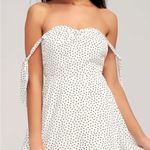 Lulu's‎ Twirl Me Around Off Shoulder Skater Dress Size L Black Size L Photo 3