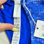 La Perla NWT Royal Blue Lace Crystal Flower Padded push up Bikini set/xs Photo 2