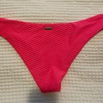 Hot Pink Textured Bikini Bottoms Size M Photo 2