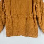 Universal Threads Universal Thread Quilted Corduroy Jacket‎ Mustard Full Zip Front Collarless XS Photo 10