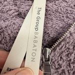 Babaton  Aritzia Purple Teddy Bear Cropped Hoodie Sweatshirt Womens XXS Cozy Zip Photo 5