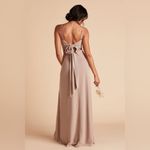 Birdy Grey  Benny Dress in Crepe Taupe Bow Back Gown Photo 3