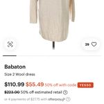 Babaton Aritzia  midi Sweater Dress 2 Photo 1