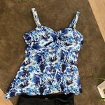 Adisputent Tankini Swimsuits for Women with Shorts Cross Push Tank Top Tummy Control Two Piece Swimwear High Waisted Photo 6