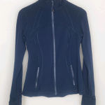 Lululemon Define Jacket Luon Full Zip Yoga Stretch Performance Navy Sz 8 READ Photo 0