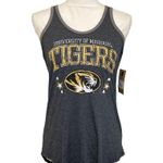 Rivalry Threads NWT Heather Gray University of Missouri Mizzou Tigers Racerback Tank Top New Photo 0