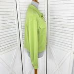 Joie  Reverse Seam Jersey Knit Crop Lady Jacket Lime Green XS Photo 2