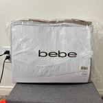 Bebe NWT  Tan Women’s HANA POLYURETHANE TOTE Photo 3