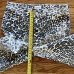 Mother Dazzler Jeans Gray Leopard‎ Print Mid Rise Ankle Straight Womens Sz 27 White Photo 15
